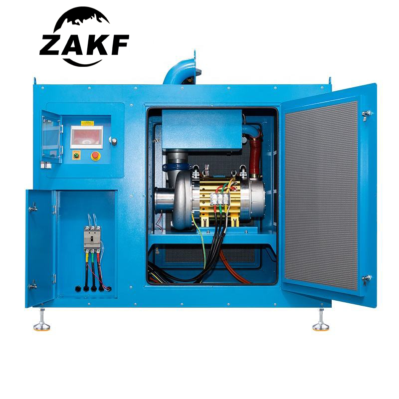 Zakf 670hp 502kw 130m3/min ventilador de levitação magnética que carrega o tratamento de águas residuais maglev turbo compressor centrífugo