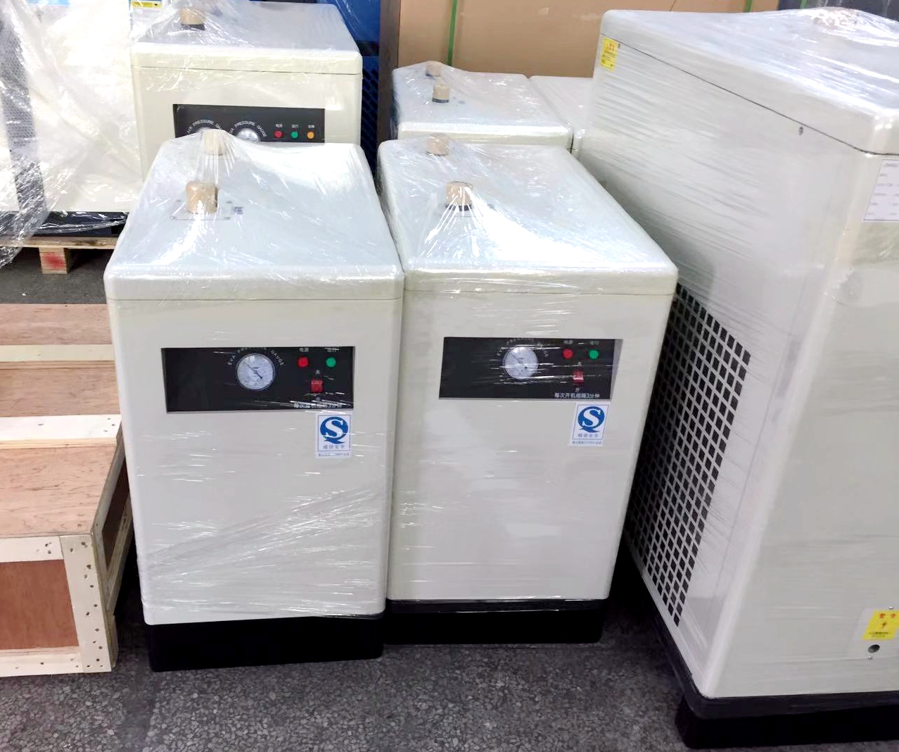 55kw trocador de calor integral parafuso compressor embutido secador