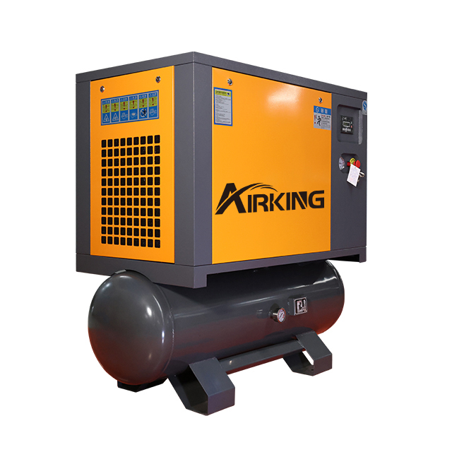 Novos produtos 15kw 20hp 8bar frequência de ímã permanente ip23 compressor de ar parafuso integrado compressor de ar para corte a laser