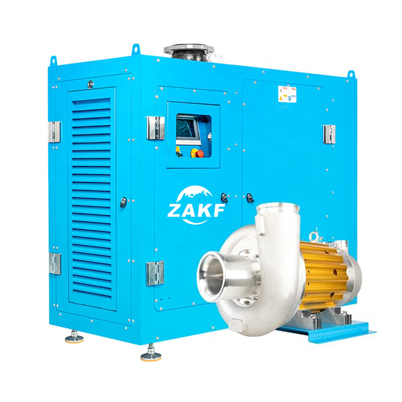 Zakf 670hp 502kw 130m 3/min ventilador de levitação magnética ventiladores de poupança de energia de alta eficiência maglev turbo compressor centrífugo