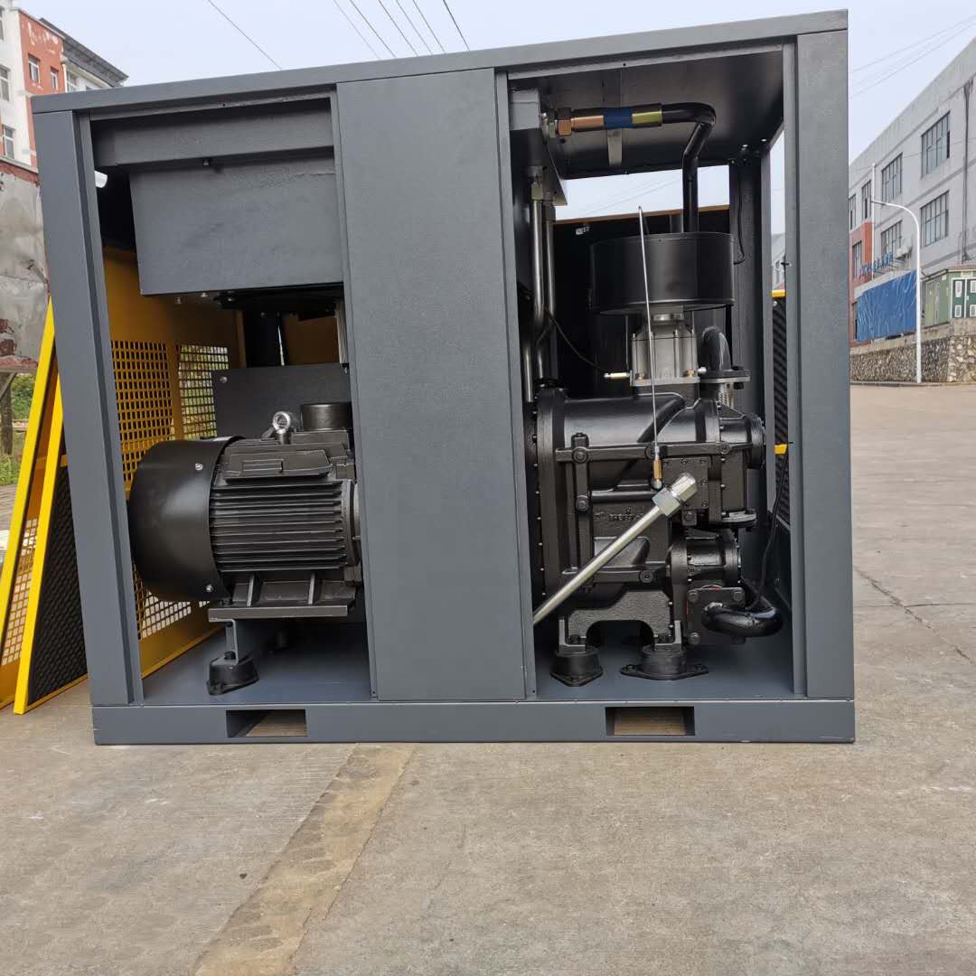 Compressor de ar de parafuso de dois estágios durável de 90kw