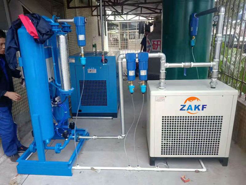 90kw trocador de calor integral parafuso compressor embutido secador