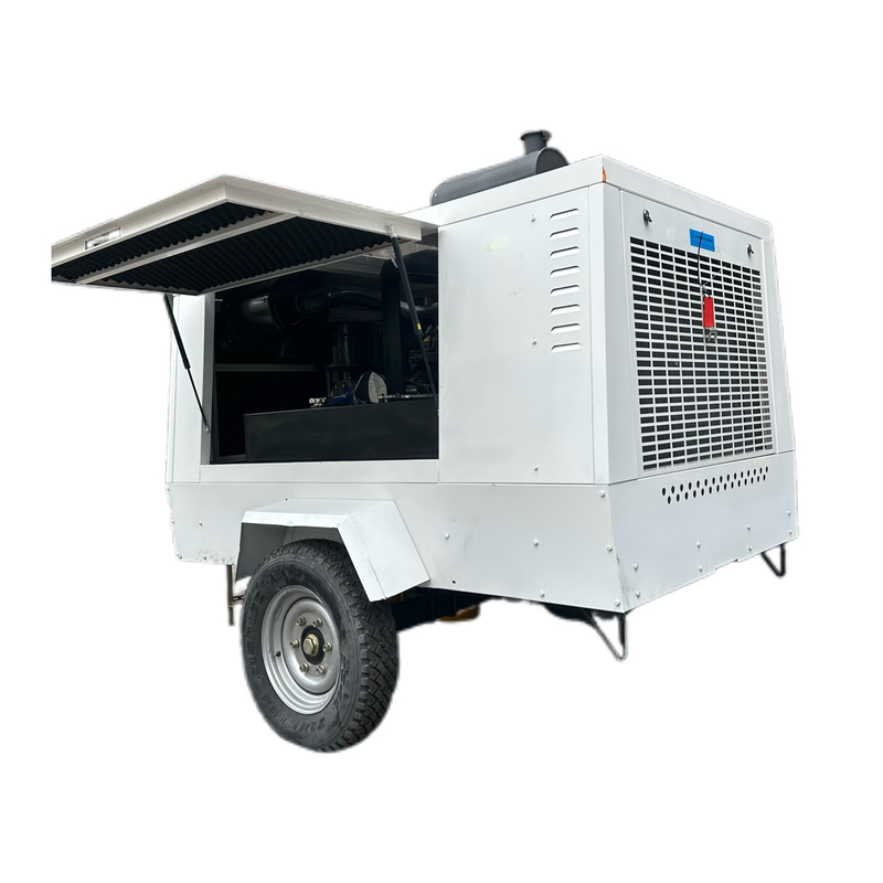 Airking Compressor Hot Sale Hot Sale Diesel Compressor Portablehigh Qualidade Bom preço Popular Novo produto 10bar 11m3/min 110kW Diesel Compressor de ar parafuso de parafuso de parafuso portátil Máquinas portáteis